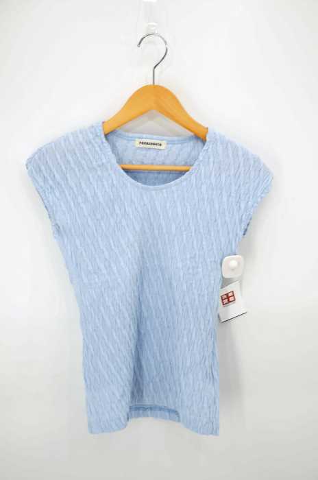 ISSEY MIYAKE PERMANENTE （イッセイミヤケ） シワ加工 デザインカットソー レディース トップス