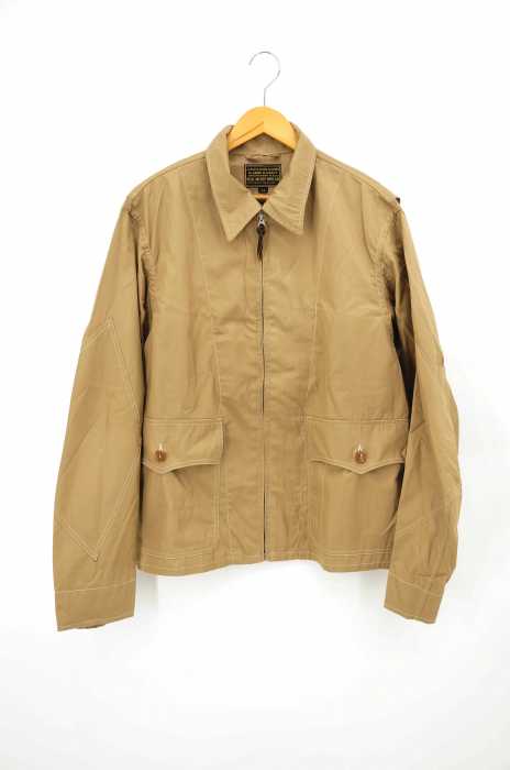 REAL McCoyS(リアルマッコイズ) U.S. NAVY M-421A サマーフライトジャケット 40s ベル型TALONジッパー仕様 尿素ボタン コットンツイルスイングトップ メンズ アウター