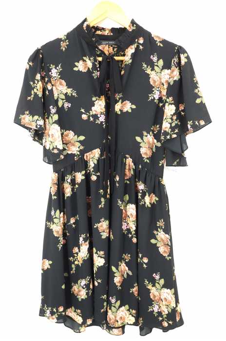ZARA（ザラ） 花柄シフォンチュニックワンピース レディース トップス