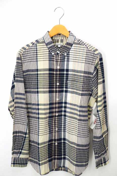 Steven Alan （スティーブンアラン） チェック柄 ボタンダウンシャツ メンズ トップス