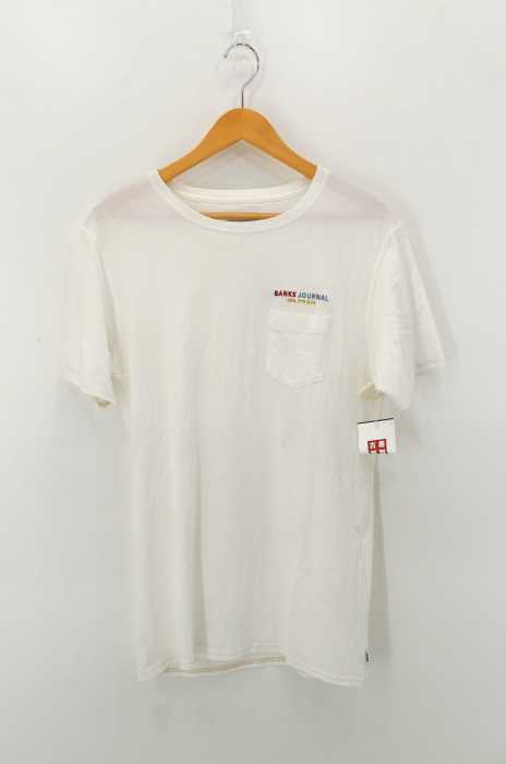 BANKS JOURNAL（バンクスジャーナル） ロゴ刺繍 コットン ポケットTEE メンズ トップス