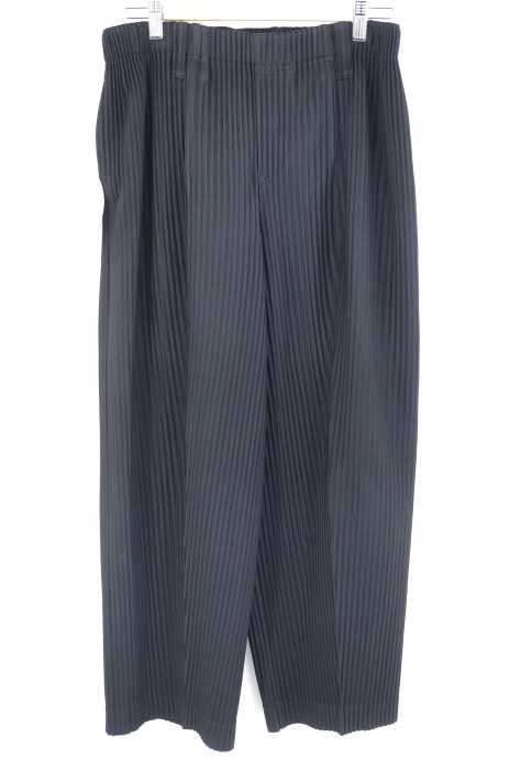HOMME PLISSÉ ISSEY MIYAKE （オムプリッセ イッセイミヤケ） プリーツ センターシームパンツ メンズ パンツ