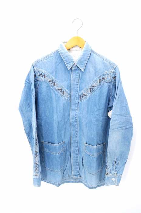 WHITE MOUNTAINEERING（ホワイトマウンテニアリング） 6oz Denime Bio Wash Coverall Shirt メンズ トップス