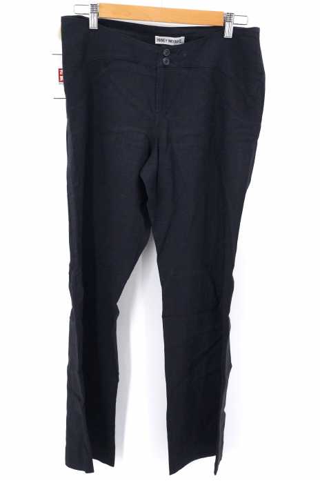 ISSEY MIYAKE（イッセイミヤケ） レーヨン リネン フレアスラックス レディース パンツ