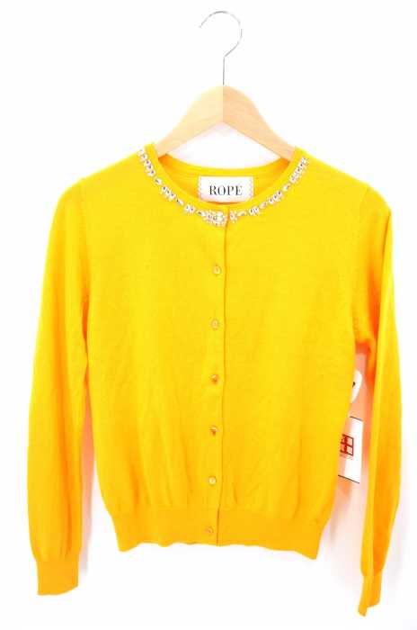 ROPE'（ロペ） ビジュー装飾カーディガン レディース トップス