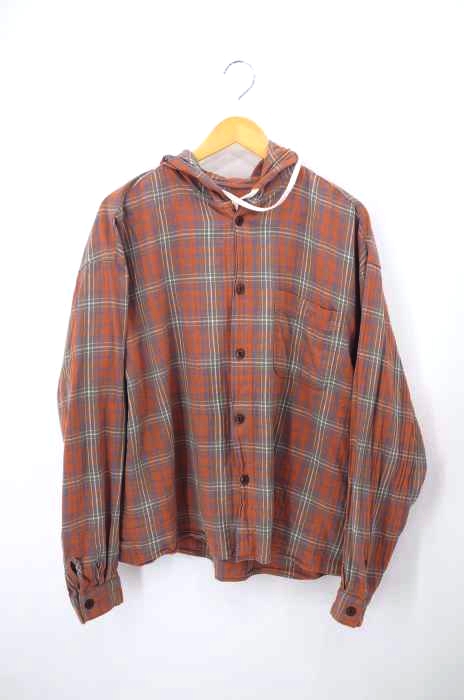 Oriens Journal Standard（オリエンスジャーナルスタンダード） Hooded checkシャツ メンズ トップス