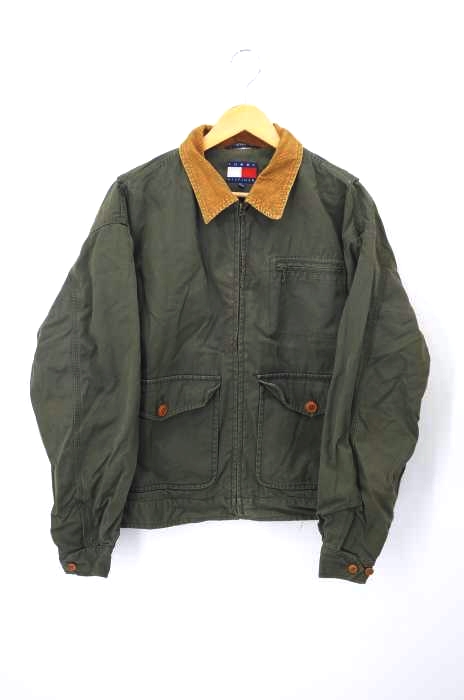 TOMMY HILFIGER（トミーヒルフィガー） ジップフロント ミリタリージャケット メンズ アウター