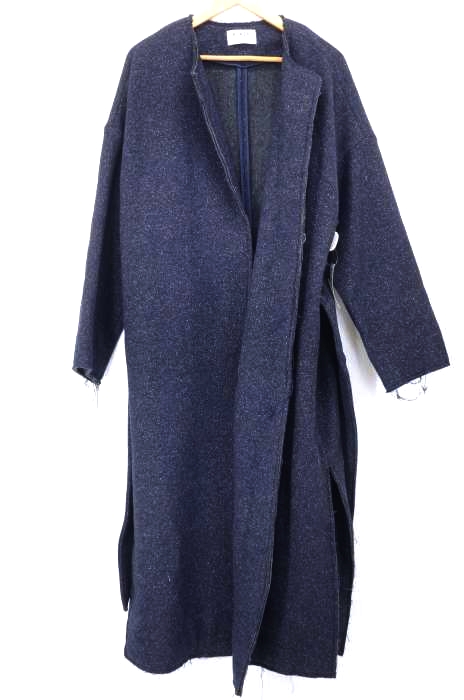 BLACK by moussy（ブラックバイマウジー） crewneck long coat レディース アウター