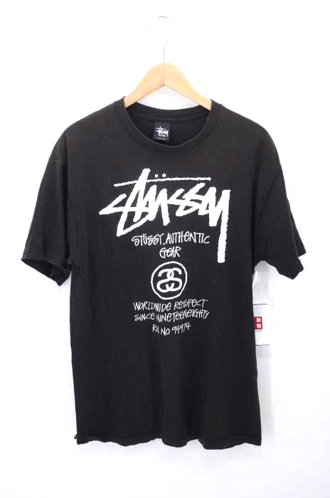 Stussy（ステューシー） ロゴプリントクルーネックTシャツ メンズ トップス