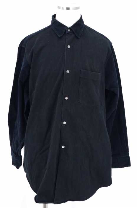 COMME des GARCONS HOMME （コムデギャルソンオム） AD1994 スウェード切替ボタンシャツ メンズ トップス