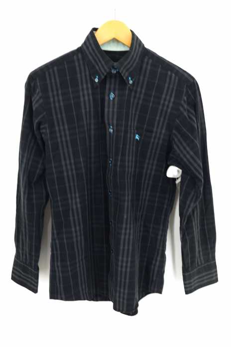 BURBERRY BLACK LABEL （バーバリーブラックレーベル） チェック柄ボタンダウンシャツ メンズ トップス