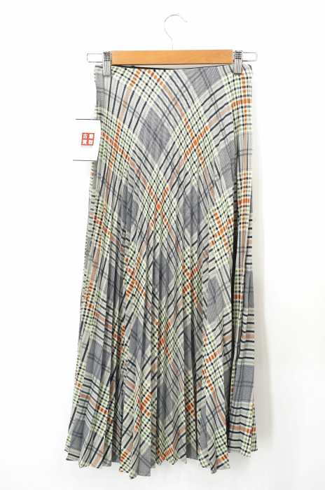 SIMPLICITE (シンプリシテェ) 19SS check プリーツ スカート レディース スカート