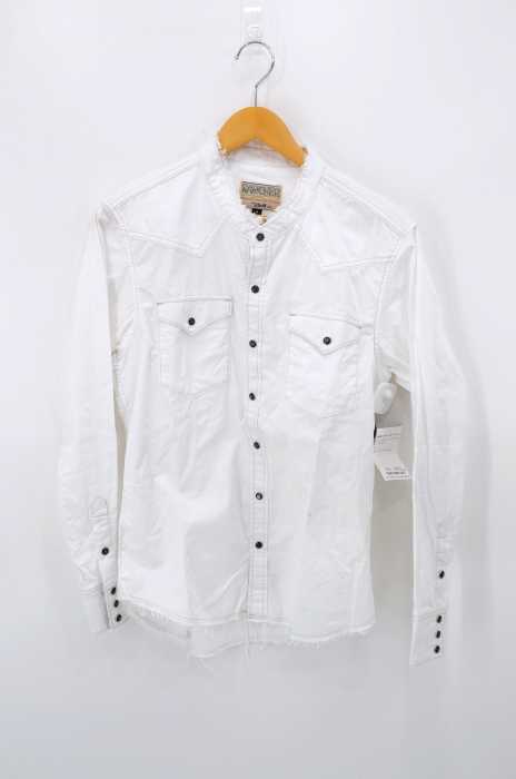 RANCHER by Schott(ランチャーバイショット) ノーカラー ウェスタンシャツ メンズ トップス
