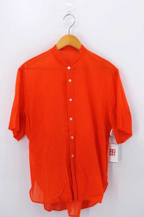 BEAUTY & YOUTH UNITED ARROWS  （ビューティーアンドユースユナイテッドアローズ） コットンオーガンジーバンドカラー5分袖シャツ レディース トップス