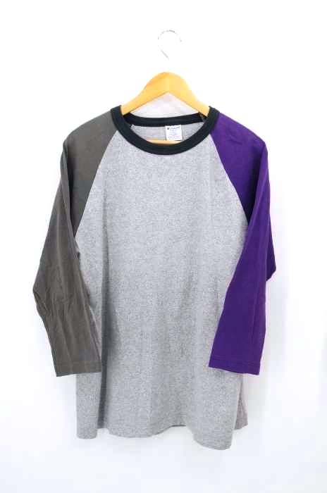 Champion（チャンピオン） T1011　USA製　マルチカラーロンT メンズ トップス