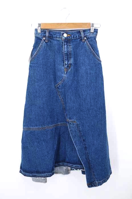 moussy（マウジー） ASYMMETRY DENIM スカート レディース スカート
