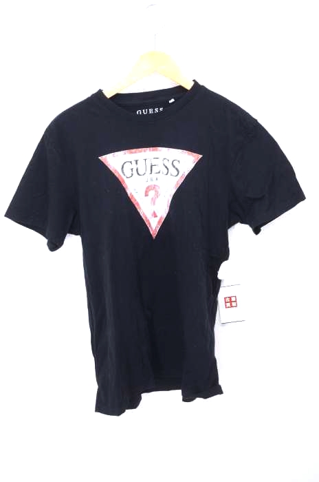 GUESS（ゲス） USED加工 ロゴプリントTシャツ メンズ トップス