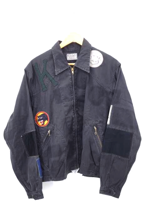 Levis Vintage Clothing（リーバイスヴィンテージクロージング） ヴィンテージ加工 ワッペン装飾 ジップアップブルゾン メンズ アウター