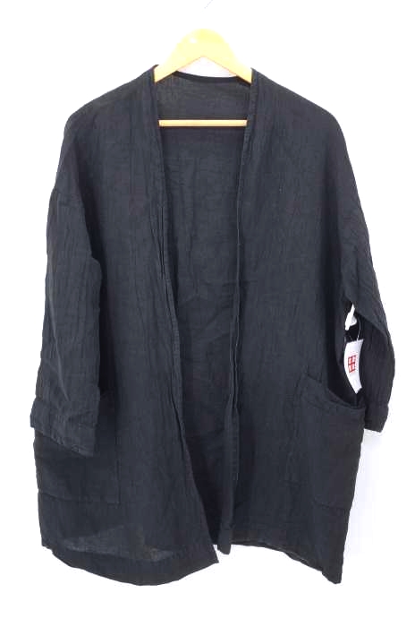 nest Robe（ネストローブ） 20SS 縮緬加工リネンカラーレスジャケット レディース アウター