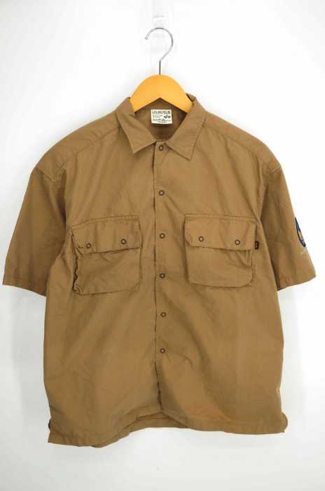 ALPHA INDUSTRIES （アルファインダストリーズ） ワッペン付きミリタリーシャツ メンズ トップス