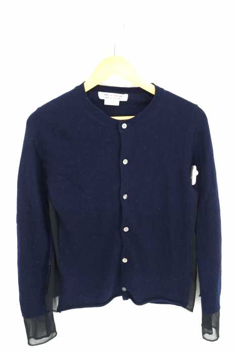 COMME des GARCONS COMME des GARCONS（コムデギャルソンコムデギャルソン） AD2009 異素材切替カーディガン レディース トップス