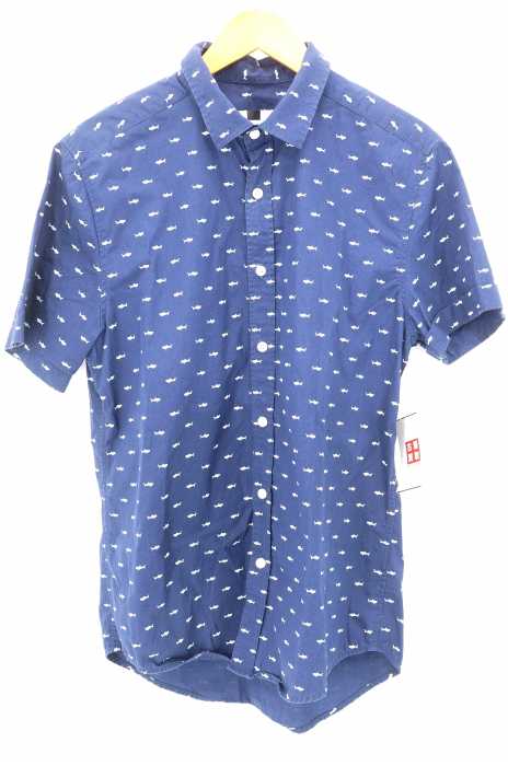 TOPMAN（トップマン） 総柄半袖ボタンシャツ メンズ トップス