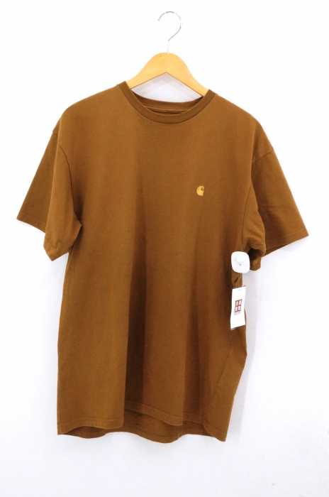 Carhartt(カーハート) ロゴ刺繍コットン半袖Tシャツ メンズ トップス