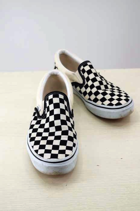 VANS（バンズ） チェッカー柄 スリッポン メンズ シューズ