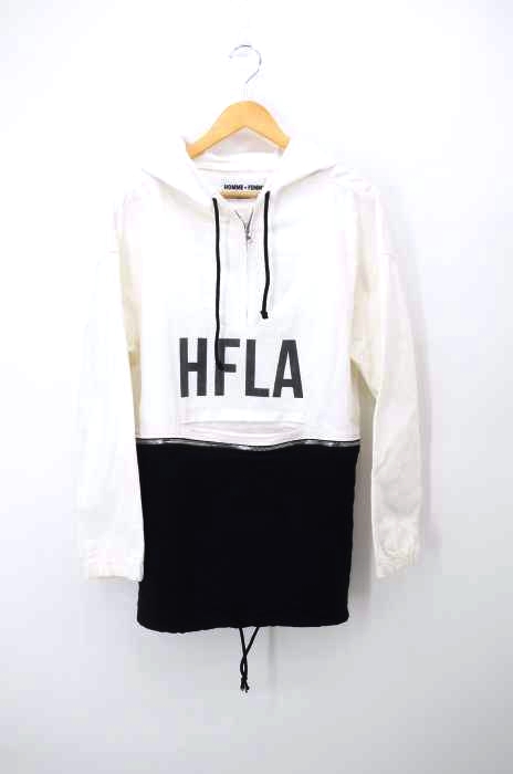 HOMME + FEMME LOS ANGELES（オムファムエルエー） 素材切替アノラックパーカー メンズ アウター