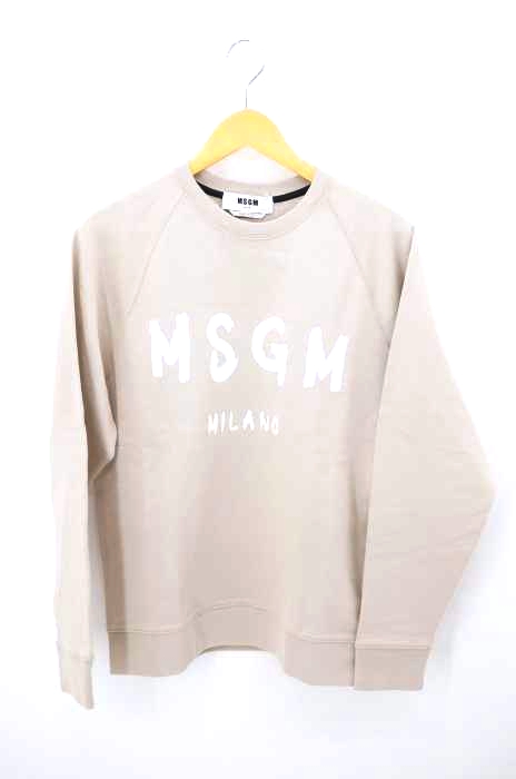 MSGM（エムエスジーエム） ロゴプリント クルーネック スウェット メンズ トップス