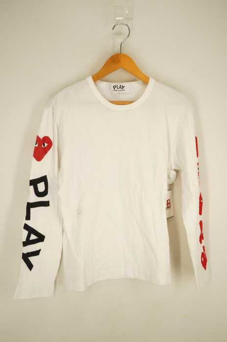 PLAY COMME des GARCONS （プレイコムデギャルソン） AD2018 RED HEART LONG SLEEVE レディース トップス