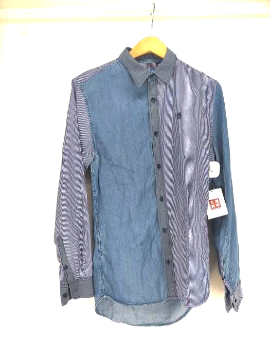 DESIGUAL（デシグアル） ストライプ切替シャツ メンズ トップス
