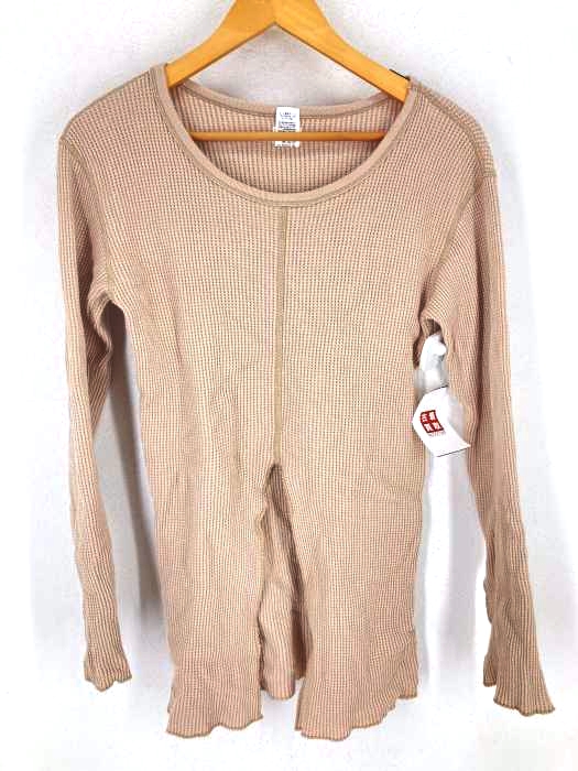 Healthknit（ヘルスニット） サーマルスリットカットソー レディース トップス