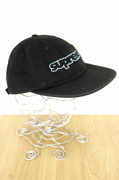 Supreme （シュプリーム） ロゴ刺繍 6-panel cap メンズ 帽子