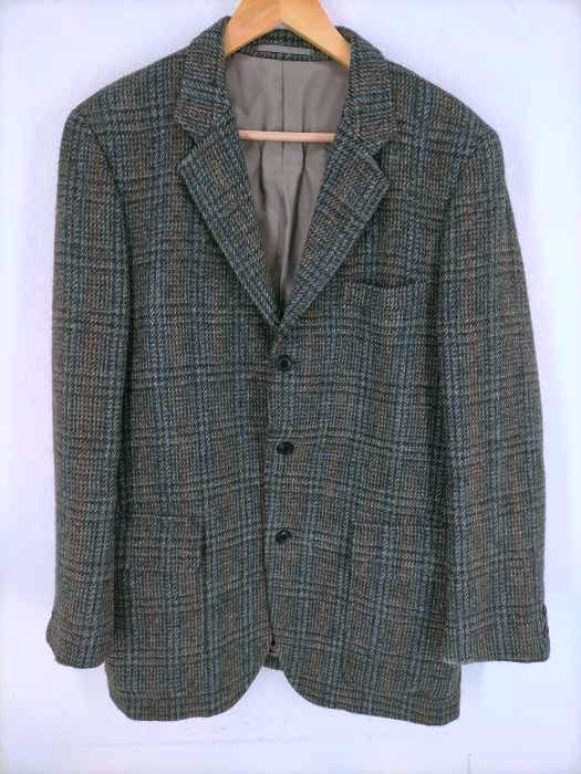 J.PRESS（ジェイプレス） Harris Tweed ガンクラブチェックウールテーラードジャケット メンズ アウター