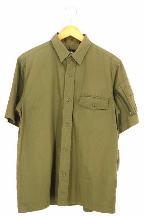 STUSSY （ステューシー） 半袖ミリタリーシャツ メンズ トップス