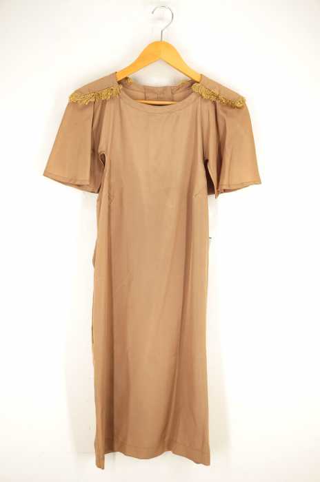 TOGA ARCHIVES（トーガアーカイブス） フリンジ付き 5分丈ワンピース レディース ワンピース