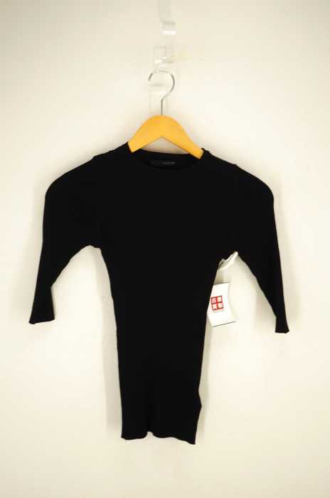 kei shirahata(ケイシラハタ) Wide rib rib knit pullover レディース トップス