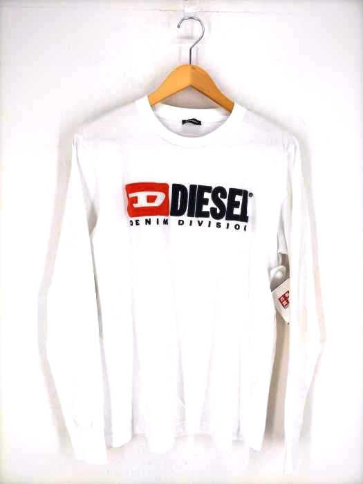 DIESEL（ディーゼル） ロゴ刺繍カットソー メンズ トップス