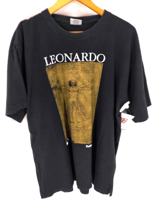 USED古着（ユーズドフルギ） LEMON Leonardo da Vinci T Shirts メンズ トップス