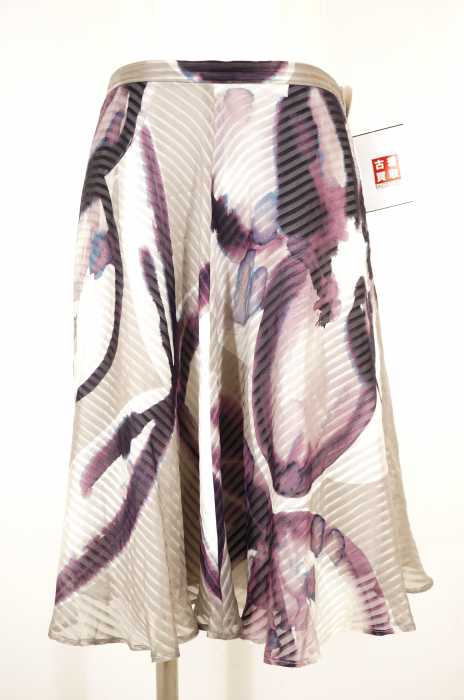 MAX MARA (マックスマーラ) 総柄シルクスカート レディース スカート