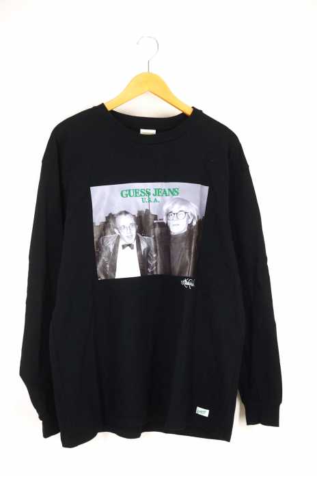GUESS GREEN LABEL × RICKY POWELL(ゲスグリーンレーベル リッキーパウエル) KEITH ANDY L/S TEE DONOBANMENS メンズ トップス