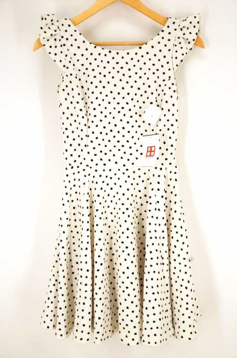 Snidel スナイデル バックリボンドットワンピース レディース ワンピース ブランド古着買取販売バズストア