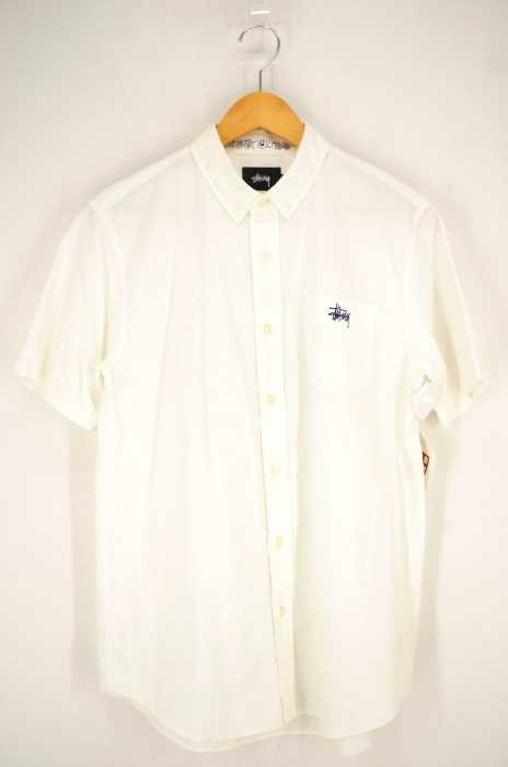 STUSSY (ステューシー) S/S ワンポイント刺繍BDシャツ メンズ トップス