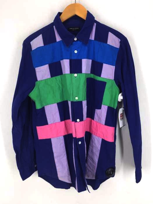COMME des GARCONS HOMME PLUS（コムデギャルソンオムプリュス） マルチカラーパッチワークシャツ メンズ トップス
