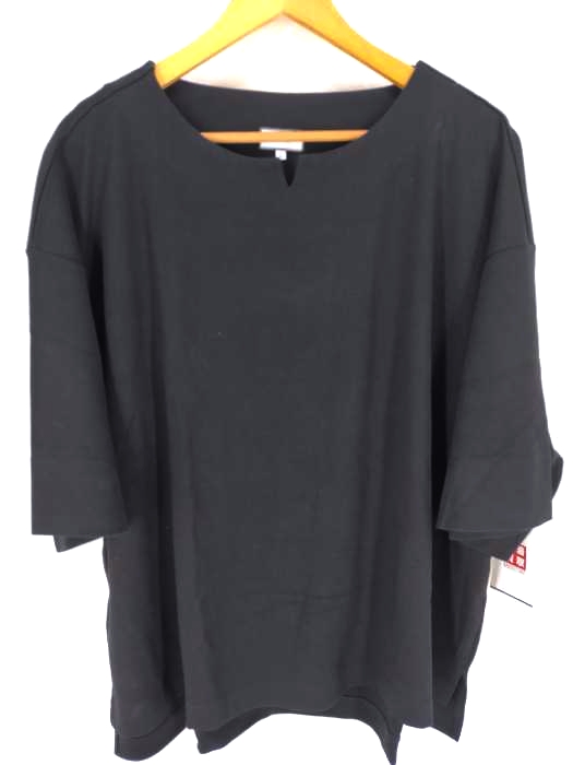 EDEL(エーデル) ショート丈キーネックビッグTシャツ メンズ トップス
