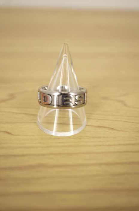 DIESEL （ディーゼル） デザインロゴリング ステンレス メンズ アクセサリー