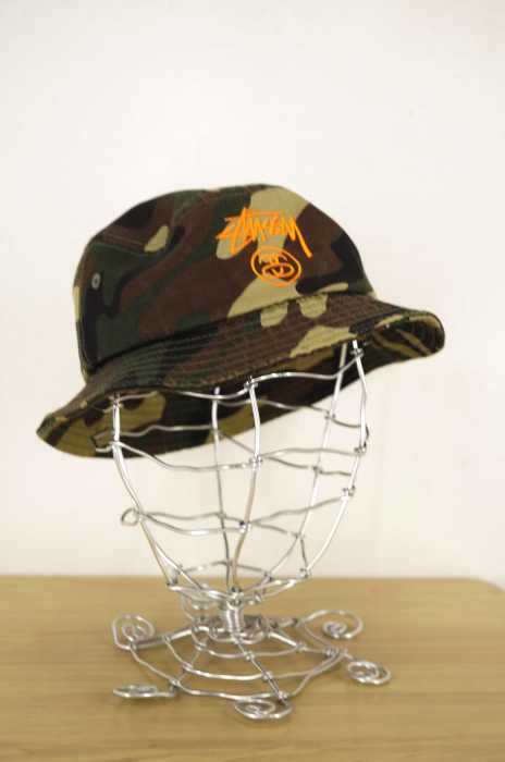 STUSSY (ステューシー) カモ柄バケットハット メンズ 帽子