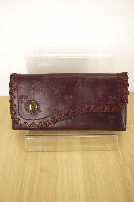 ANNA SUI (アナスイ) レザー長財布 レディース 財布・ケース