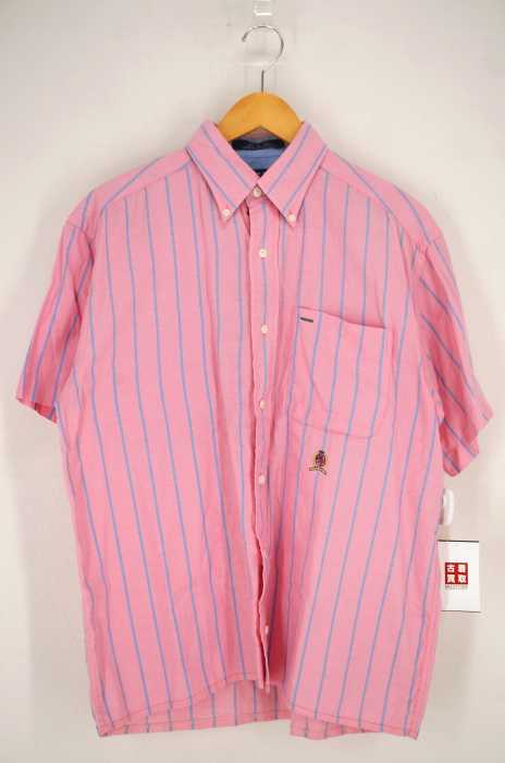 TOMMY HILFIGER (トミーヒルフィガー) 90S S/S ストライプ柄ボタンシャツ メンズ トップス